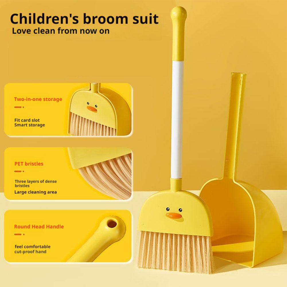 Kids Outdoor Broom - Conjunto de Mini Vassoura e Pá